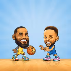 Thumbnail game - Basketball Stars
