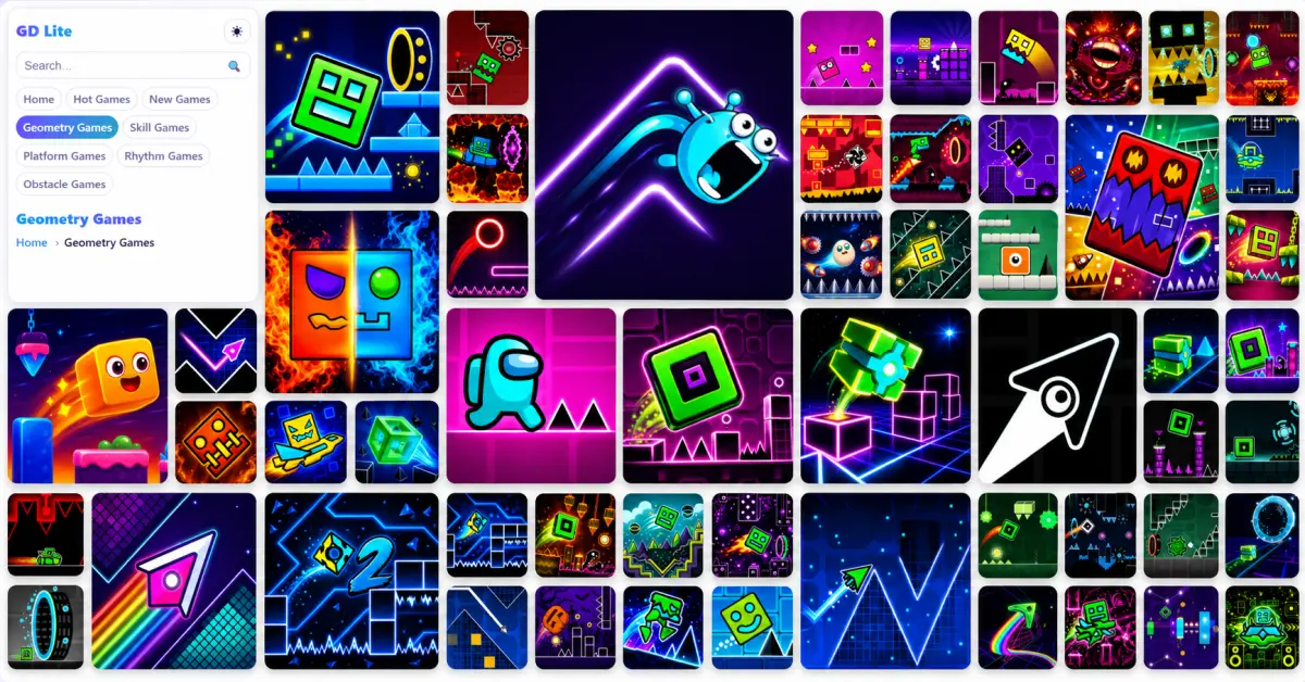 GD Lite - The Home of Geometry Games
