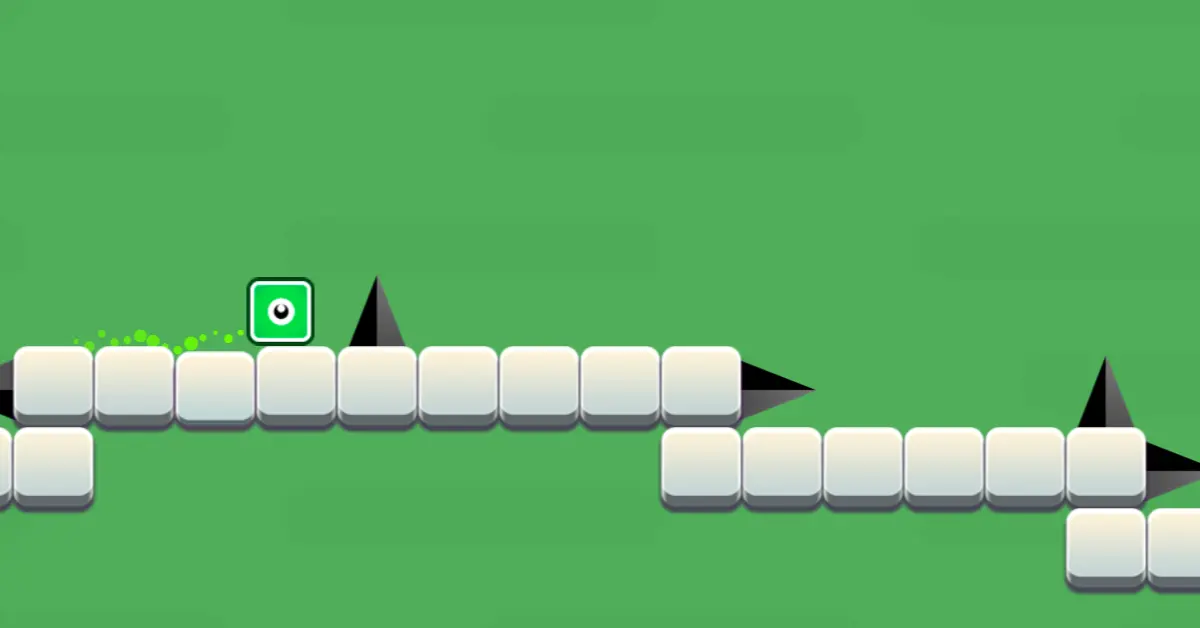 Geometry Dash Cube Gameplay