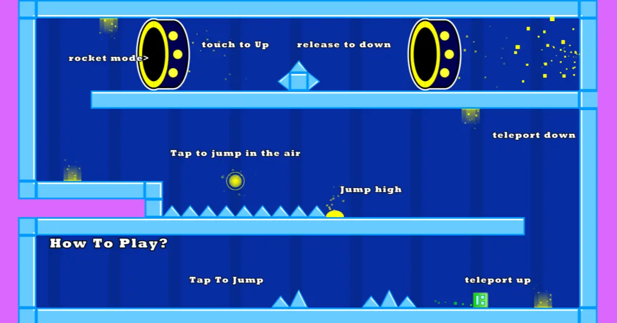 Geometry Dash Maze Maps V2 Gameplay