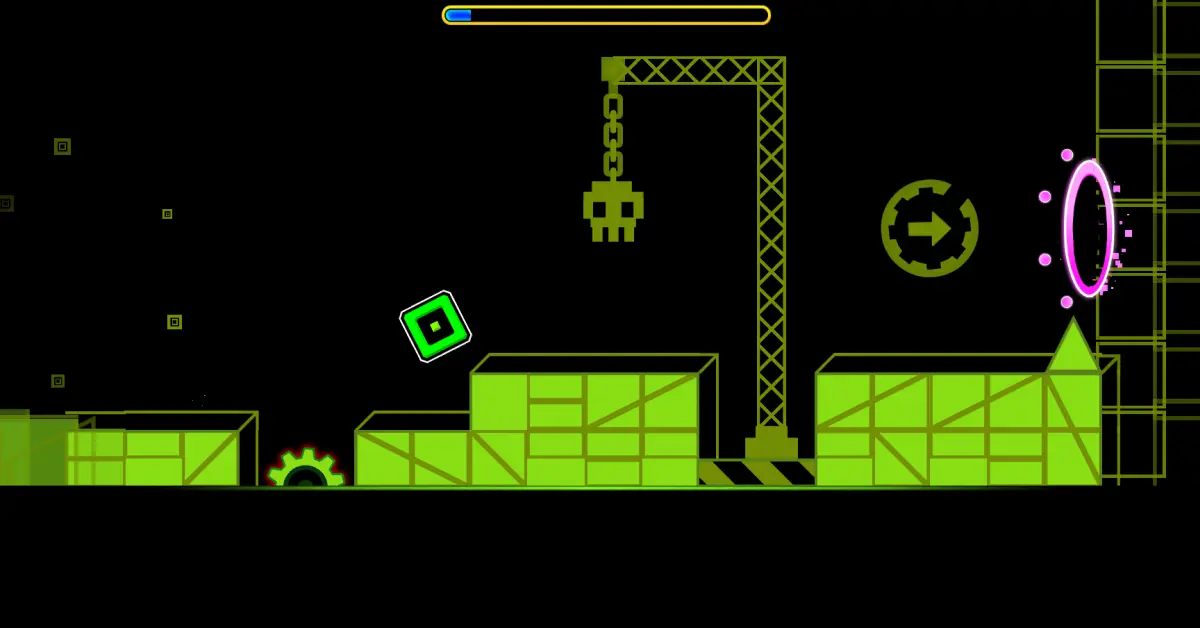 Geometry Dash Retray Gameplay