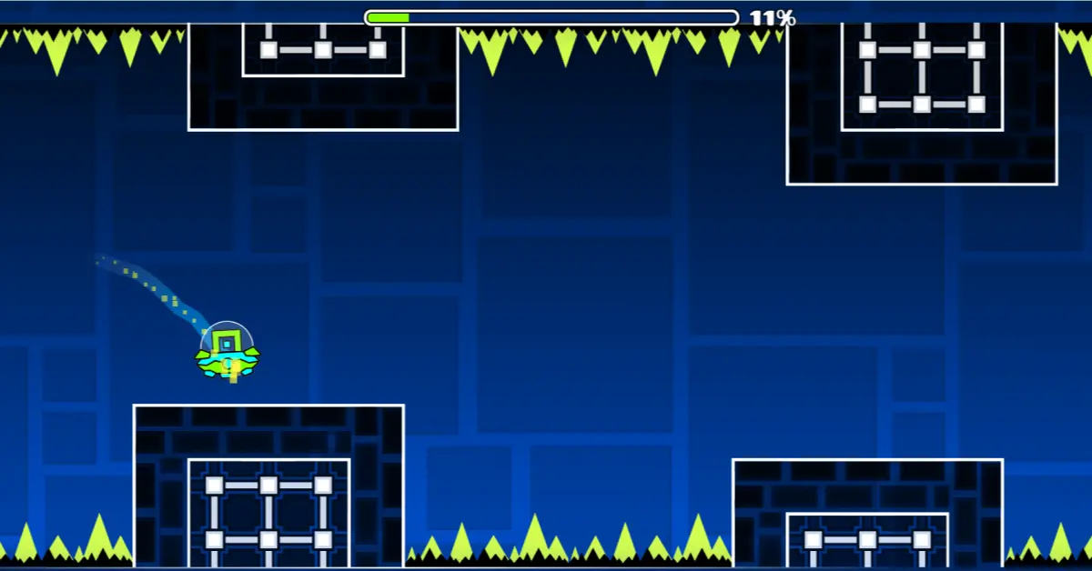 Geometry Dash UFO Gameplay