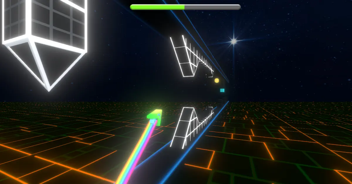 Geometry Dash Wave 3D Gameplay