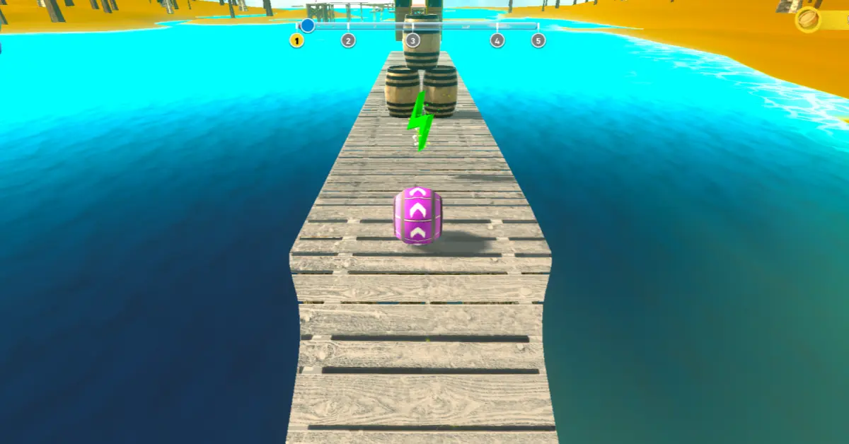 Rolling Balls Sea Race Gameplay
